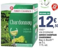 VSIG Vin d'Espagne Adrien Champaud Chardonnay Bag in Box