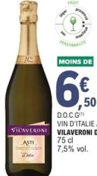 VIN D'ITALIE ASTI VILAVERONI DOLCE