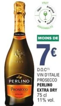 VIN D'ITALIE PROSECCO PERLINO EXTRA DRY