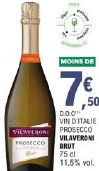 VIN D'ITALIE PROSECCO VILAVERONI BRUT
