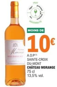 A.O.P Sainte-Croix Du-Mont Château Morange