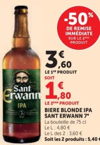 Biere Blonde IPA Sant Erwann 7°