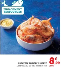 CREVETTE ENTIERE CUITE