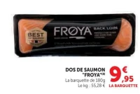 DOS DE SAUMON "FROYA"