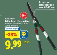 Parkside Taille-haies télescopique