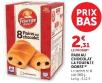 Pains au chocolat La Fournée Dorée