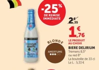 BIERE DELIRIUM TREMENS 8,5° ou red 8°