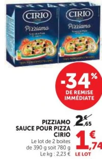 Pizziamo Sauce pour Pizza Ciro