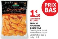 Snacks Aperitifs Gecchele