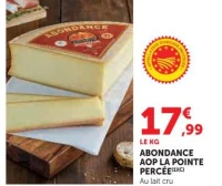 Abondance AOP La Pointe Percée