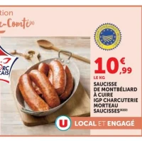 SAUCISSE DE MONTBÉLIARD À CUIRE