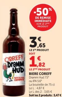 BIERE COREFF Dramm Hud ou IPA