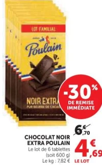 CHOCOLAT NOIR EXTRA POULAIN