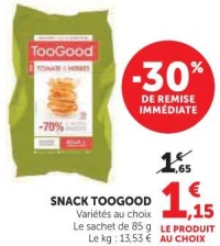 Snack Toogood Variétés au choix