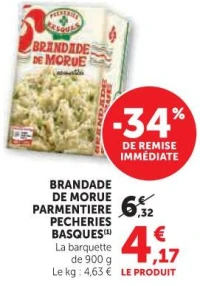 Brandade de Morue Parmentière Pecheries Basques