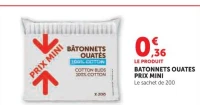 BATONNETS OUATES PRIX MINI