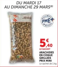 ARACHIDES EN COQUE GRILLÉES PRIX MINI