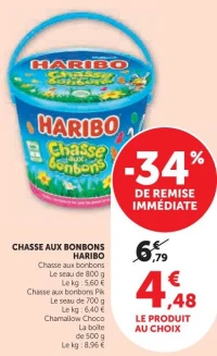 CHASSE AUX BONBONS PIK HARIBO
