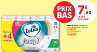 PAPIER TOILETTE LOTUS
