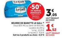 BEURRE DE BARATTE LE GALL