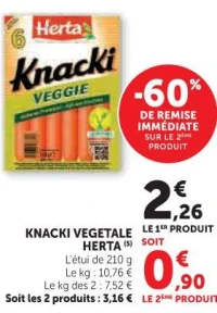 Knacki Végétale Herta