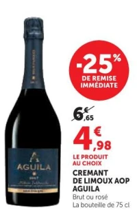 CREMANT DE LIMOUX AOP AGUILA Brut ou rosé