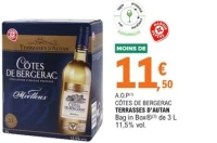 Côtes de Bergerac Terrasses d'Autan Bag in Box 3 L