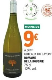 A.O.P Coteaux du Layon Domaine de la Bougrie
