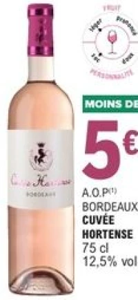 A.O.P Bordeaux Cuvée Hortense