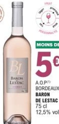 A.O.P Bordeaux Baron de Lestac