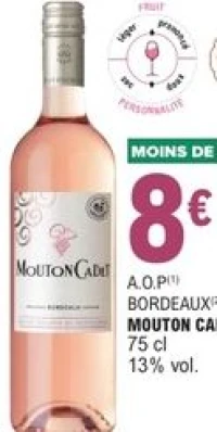 A.O.P Bordeaux Mouton Cadet