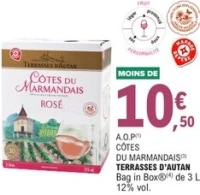 A.O.P Côtes du Marmandais Terrasses d'Autan Bag in Box 3L