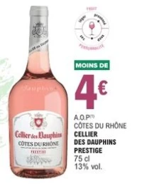 A.O.P Côtes du Rhône Cellier des Dauphins Prestige