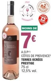 A.O.P Côtes de Provence Terres Ocrées Prestige