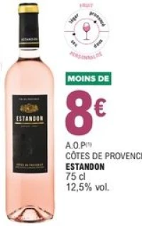 A.O.P Côtes de Provence Estandon