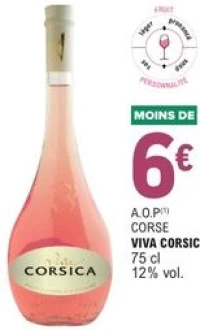 A.O.P CORSE VIVA CORSICA 75 cl