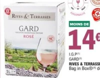 Vin Rosé Gard Rives & Terrasses Bag in Box 5 L