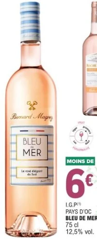I.G.P Pays d'Oc Bleu de Mer 75 cl