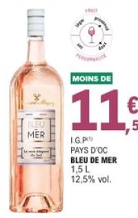 I.G.P Pays d'Oc Bleu de Mer 1,5 L
