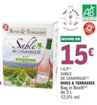 I.G.P Sable de Camargue Rives & Terrasses Bio Bag in Box de 3 L