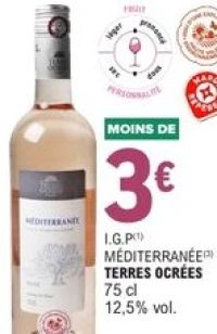 I.G.P MÉDITERRANÉE TERRES OCRÉES 75 cl
