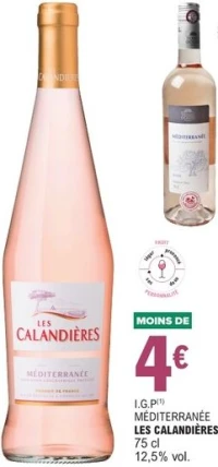 I.G.P MÉDITERRANÉE LES CALANDIÈRES 75 cl