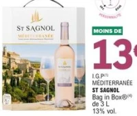 I.G.P Méditerranée St Sagnol Bag in Box 3 L
