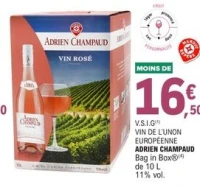Vin de l'Union Européenne Adrien Champaud Bag in Box 10L