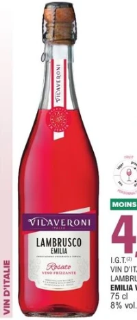 Vin d'Italie Lambrusco Emilia Vilaveroni