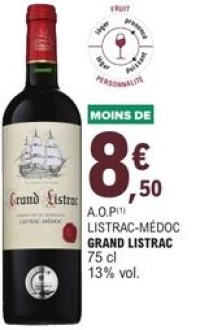 A.O.P Listrac-Médoc Grand Listrac