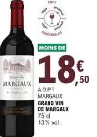 A.O.P Margaux Grand Vin de Margaux