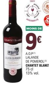 Lalande de Pomerol Chantet Blanet