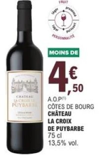 Côtes de Bourg Château La Croix de Puybarbe