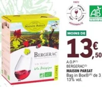 A.O.P Bergerac Maison Parsat Bag in Box 3 L